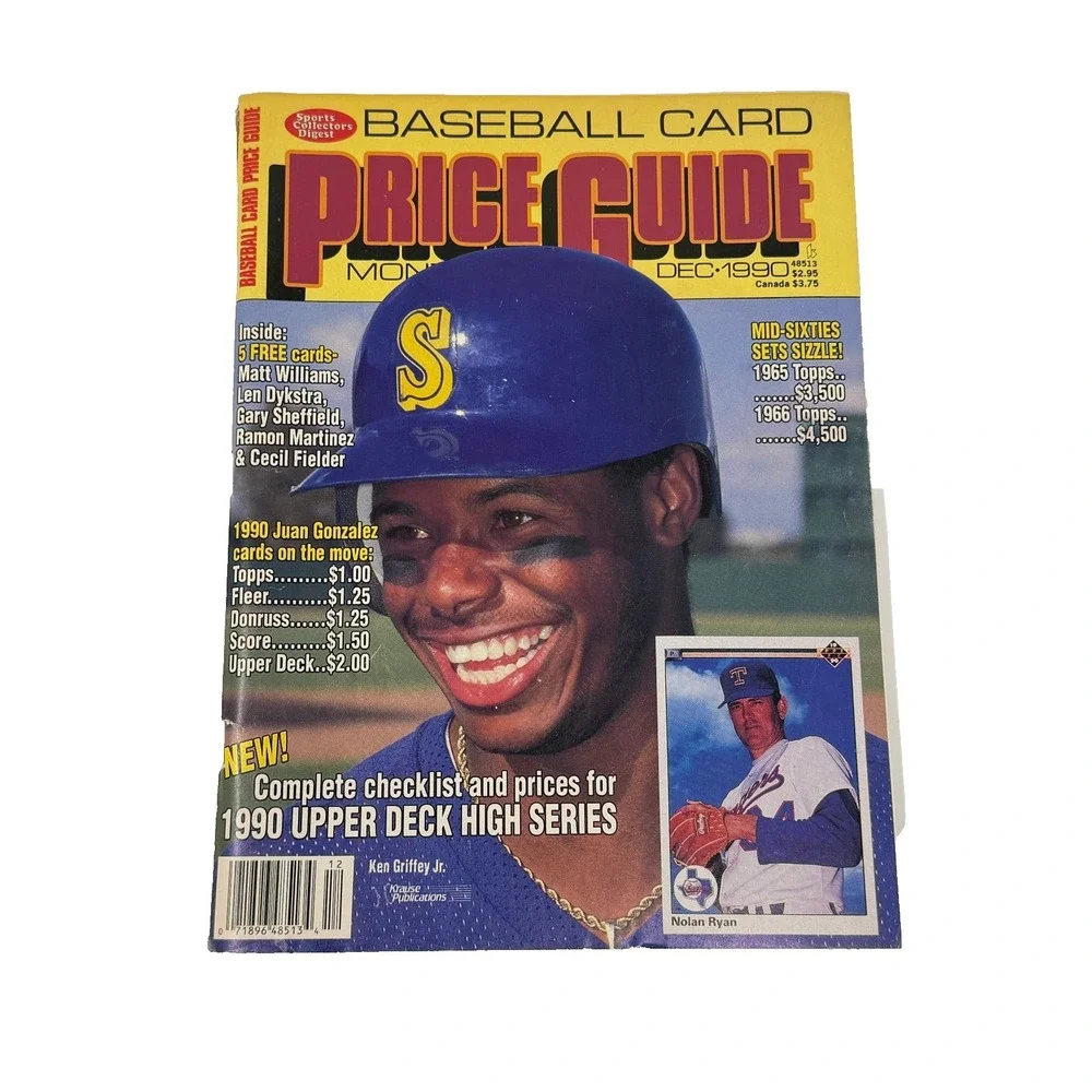 Sports Collectors Digest Price Guide Magazine Lot Cards Intact 1990s 5 Issues